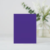 Intuitiv idealistisch blaue Farbe Postkarte (Stehend Vorderseite)