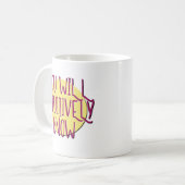 Intuitiv kennen Sie Erholung Slogan Tasse (Vorderseite Links)