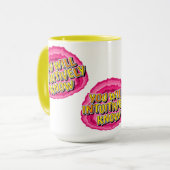 Intuitiv Know Geode 12 Step OM Erholung Slogan Tasse (Vorderseite Links)