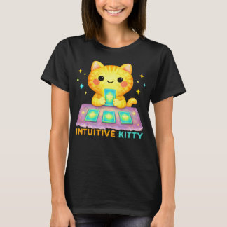 Intuitive Kitty Tarot Katze Süße spirituelle Katze T-Shirt
