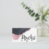 *~* Intuitive Psychische Leser Mittlere Abstrakte Visitenkarte (Stehend Vorderseite)