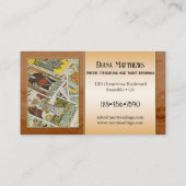 Intuitives Clairvoyant Tarot Reader Foto Visitenkarte (Rückseite)