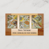 Intuitives Clairvoyant Tarot Reader Foto Visitenkarte (Vorderseite)