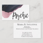 *~* intuitives psychisches Leser-Medium-Aquarell Visitenkarte (Vorne/Hinten)