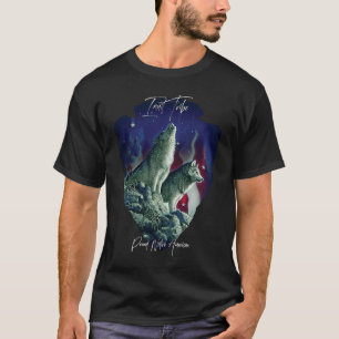 Inuit Amerikanische Ureinwohner Tribe Wolf Pride H T-Shirt
