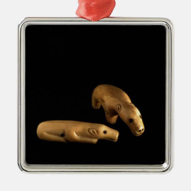 Inuit-Eisbären, 14. - 15. Jahrhundert Ornament Aus Metall (Vorne)