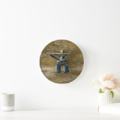 Inuit Eskimo Inukshuk & Rock Textur Uhr (Zuhause)