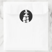 Inuit Inukshuk Stickers Vancouver Sehenswürdigkeit (Tasche)