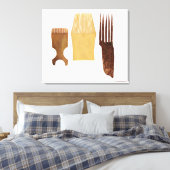 Inuit-Kämme von der nordwestamerikanischen Küste Leinwanddruck (Insitu (Schlafzimmer))