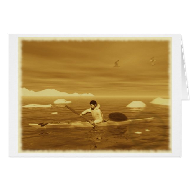 Inuit Kayak (Vorderseite (Horizontal))