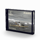 Inuit Kayak - Alaska Postage Fotoblock (Rechts)