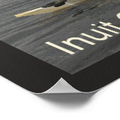 Inuit Kayak - Alaska Postage Poster (Ecke)