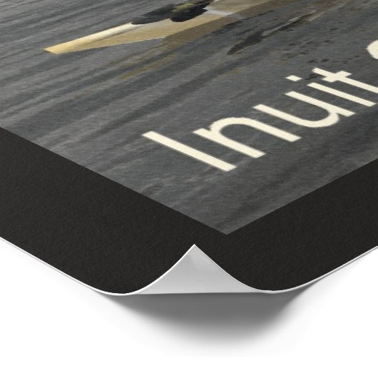 Inuit Kayak - Alaska Postage Poster (Ecke)