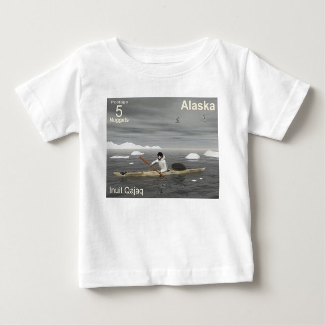 Inuit Kayak Baby T-shirt (Vorderseite)