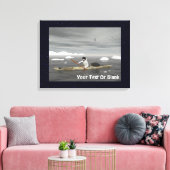 Inuit Kayak Leinwanddruck (Insitu (Wohnzimmer))