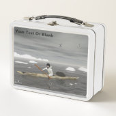 Inuit Kayak Metall Brotdose (Vorderseite)