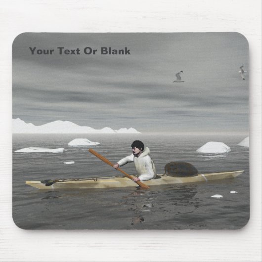 Inuit Kayak Mousepad (Vorne)