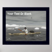 Inuit Kayak Poster (Vorne)