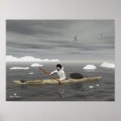 Inuit Kayak Poster (Vorne)
