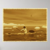 Inuit Kayak Poster (Vorne)