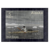 Inuit Kayak Schneidebrett (Vorderseite)