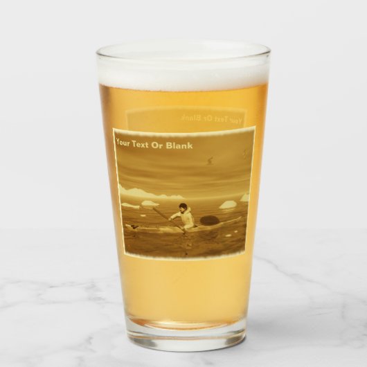 Inuit Kayak - Sepia Glas (Vorne (Gefüllt))