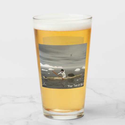 Inuit Kayak - Sepia Glas (Vorne (Gefüllt))