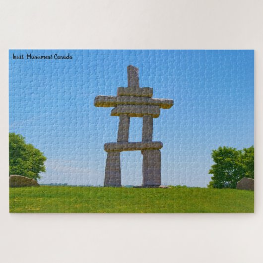 Inuit-Monument Kanada-Monument Puzzle (Horizontal)