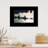 INUIT SOMMER Eskimo Kayaking Art Poster (Küche)