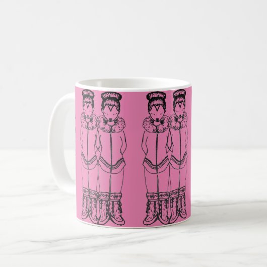 Inuit Women Tunnik Kaffeetasse (Vorderseite Links)