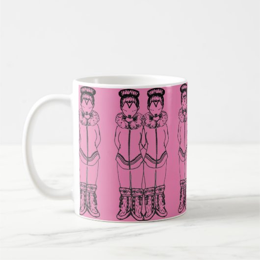 Inuit Women Tunnik Kaffeetasse (Links)