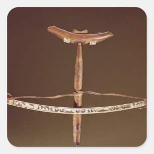 Inuitbogenbohrgerät Quadratischer Aufkleber