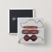 Inuitsonne-/-schnee'Gläser Button (Vorne & Hinten)