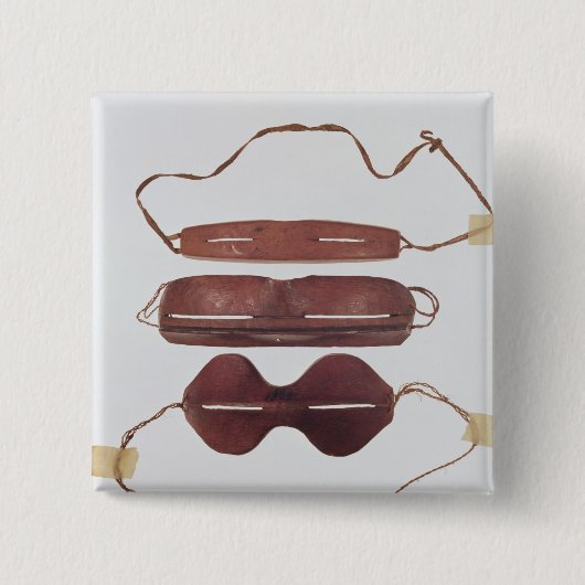 Inuitsonne-/-schnee'Gläser Button (Vorderseite)