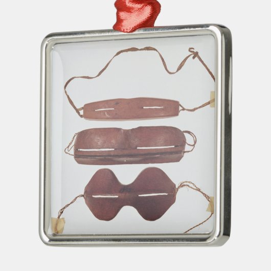 Inuitsonne-/-schnee'Gläser Ornament Aus Metall (Links)