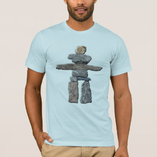 Inukshuk Haida Stones Indischer T - Shirt