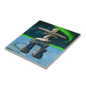 Inukshuk-Indianersteine Fliese (Seite)