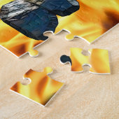 Inukshuk-Indianersteine Puzzle (Seite)