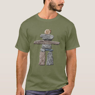 Inukshuk Inuit Stones Native American T - Shirt