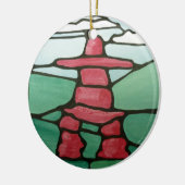 Inukshuk Keramik Ornament (Links)