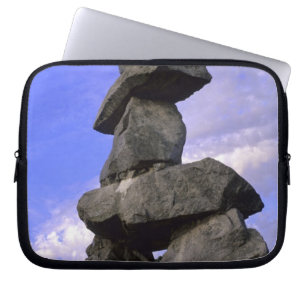 Inukshuk, Nordwest-Territorien, Kanada Laptopschutzhülle