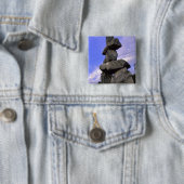 Inukshuk, Nordwestgebiete, Kanada Button (Beispiel)