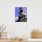 Inukshuk, Nordwestgebiete, Kanada Poster (Küche)