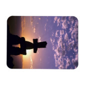 Inukshuk Northwest Territories, Kanada Magnet (Horizontal)