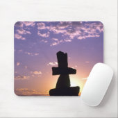 Inukshuk Northwest Territories, Kanada Mousepad (Mit Mouse)