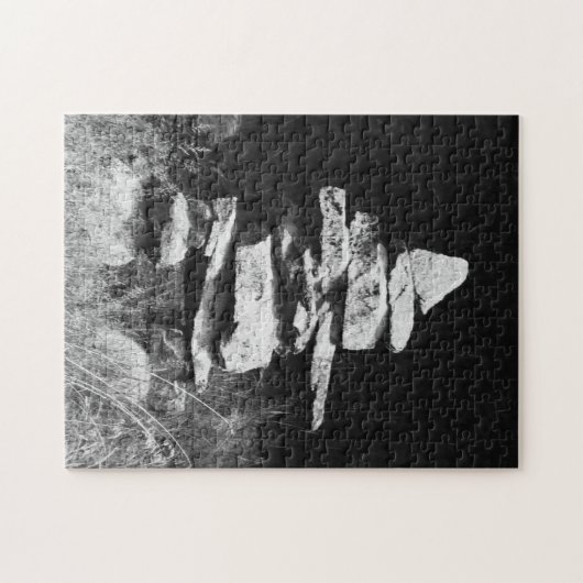 Inukshuk - Steinmann-Zahl Puzzle (Horizontal)