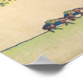 Inume Pass in Kai Hokusai Ukiyo-e Japanese Art Poster (Ecke)