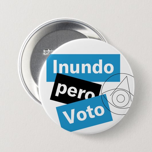 Inundo pero Voto Button (Vorne & Hinten)