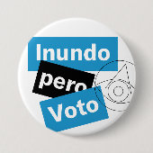 Inundo pero Voto Button (Vorderseite)