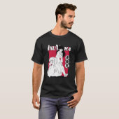 Inuyasha Kagome sitzend auf Inuyasha T-Shirt (Vorne ganz)